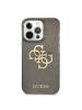 Funda TPU Guess Glitter GUHCP13LPCUGL4GBK iPhone 13 Pro negra