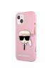 Funda TPU Karl Lagerfeld KLHCP13MKHTUGLP Karl Head iPhone 13 rosa