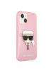 Funda TPU Karl Lagerfeld KLHCP13MKHTUGLP Karl Head iPhone 13 rosa