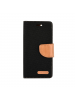 Funda libro TPU Canvas iPhone 14 Plus negra