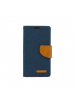 Funda libro TPU Canvas Xiaomi Redmi Note 10 - 10s azul marino