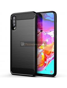 Funda TPU carbon Samsung Galaxy A70 A705 negra