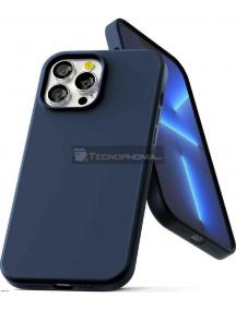 Funda TPU Goospery Silicone iPhone 13 Pro Max azul marino