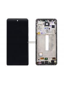 Pantalla LCD display Samsung Galaxy A52s A528 blanco original (Service Pack)