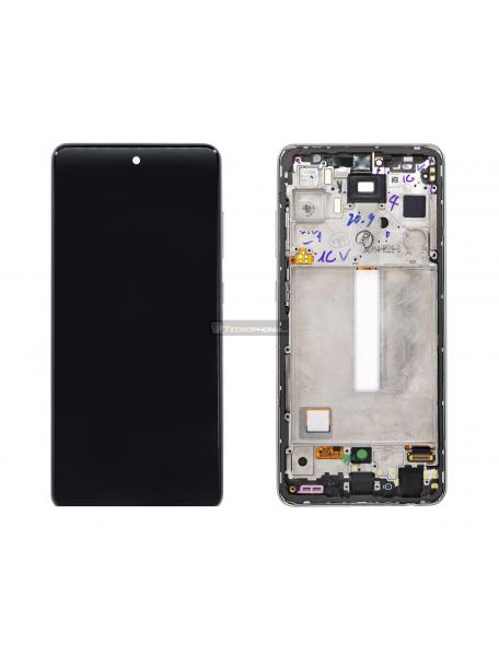 Pantalla LCD display Samsung Galaxy A52s A528 blanco original (Service Pack)