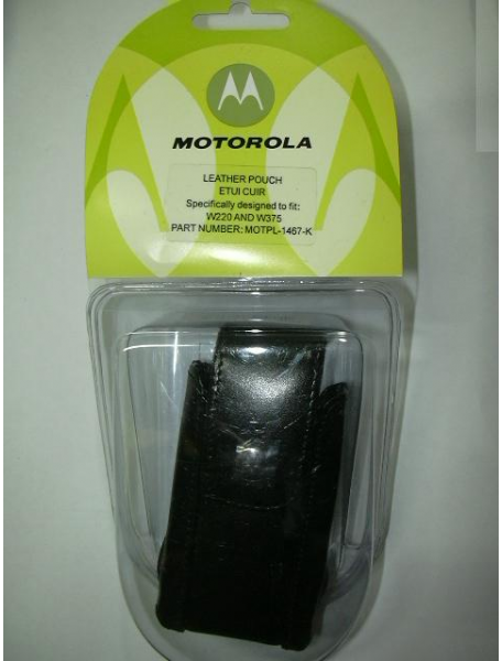 Funda de piel Motorola MOPTL-1467-K W220 - W375 - W510