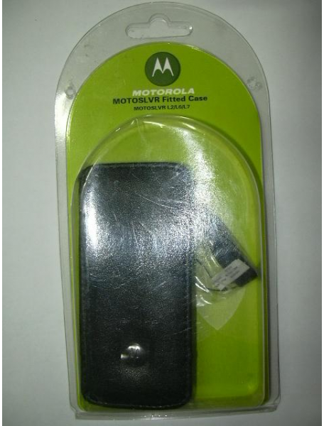 Funda de piel Motorola CFLN1818AA L7 - L6 - L2 negra