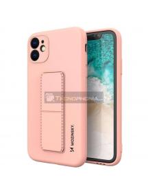 Funda TPU Wozinsky Kickstand Samsung Galaxy A12 A125 rosa