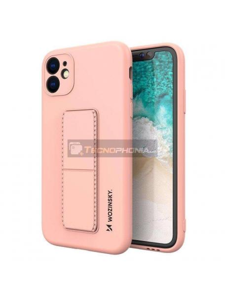 Funda TPU Wozinsky Kickstand Samsung Galaxy A12 A125 rosa