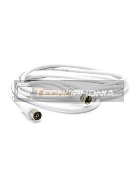 Cable antena coaxial para Televisión Goobay AKFC 250 2.5M