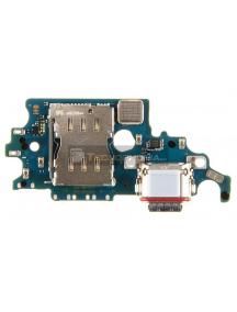 Placa de conector de carga Samsung Galaxy S21 G991 original (Service pack)