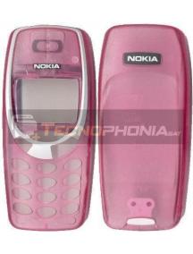 Carcasa Nokia 3310 - 3330 SKR-177 rosa transparente