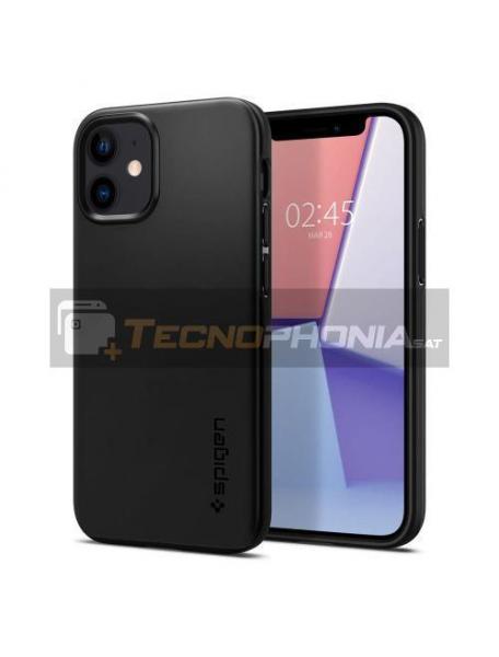 Funda Spigen Thin Fit iPhone 12 Mini negra