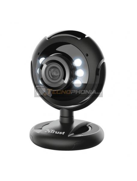 Webcam Trust Spotlight 1.3mp Con Microfono Usb 2.0 1280 X 1024p Negro