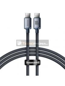 Cable Baseus Crystal Shine CAJY000601 Type C a Type C 100W 1.2m negro