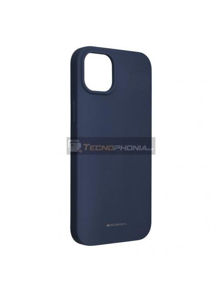 Funda TPU Goospery Silicone iPhone 14 Plus azul marino