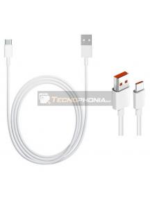 Cable de carga rápida Xiaomi USB a Type-C 6A 1m blanco