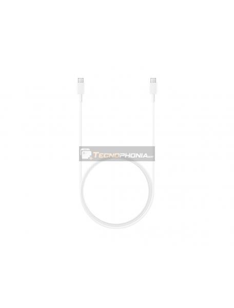 Cable de carga rápida Samsung EP-DX310JWE Type-C a Type-C 3A 1.8m blanco