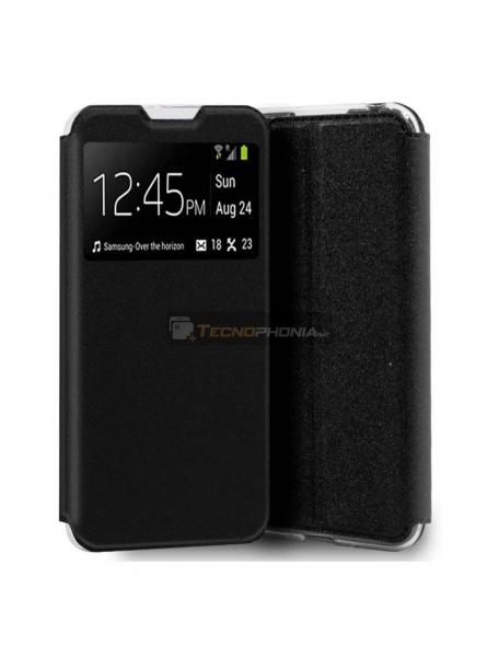 Funda Libro TPU S-view Xiaomi Redmi 9A negra