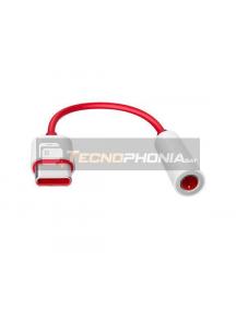 Adaptador de audio OnePlus Type-C a mini jack 3.5mm