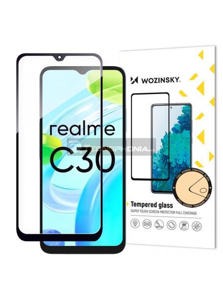 Lámina de cristal templado Full Glue Wozinsky Realme C30 - Narzo 50i Prime