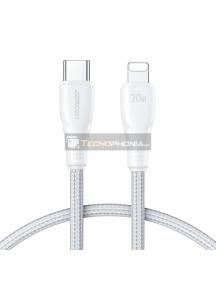 Cable USB Joyroom CL020A11 Type-C a Lightning 20W 0.25m blanco