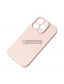 Funda TPU MagSafe iPhone 15 Pro Max rosa