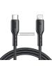 Cable USB Joyroom SA26-CL3 Type-C a Lightning 30W 2m negro