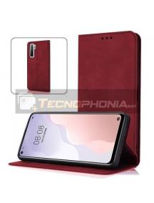 Funda Libro TPU Imán Samsung Galaxy A40 A405 roja