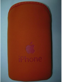 Funda - bolsa iPhone naranja