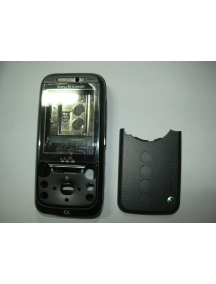 Carcasa Sony Ericsson W850i negra con logo O2