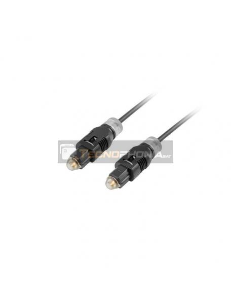 Cable audio fibra óptica digital Lanberg Ca-Tosl-10cc-0020-Bk 2M