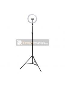 Trípode Iggual con aro de luz led 2m