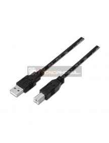 Cable USB 2.0 impresora Aisens 1.8m