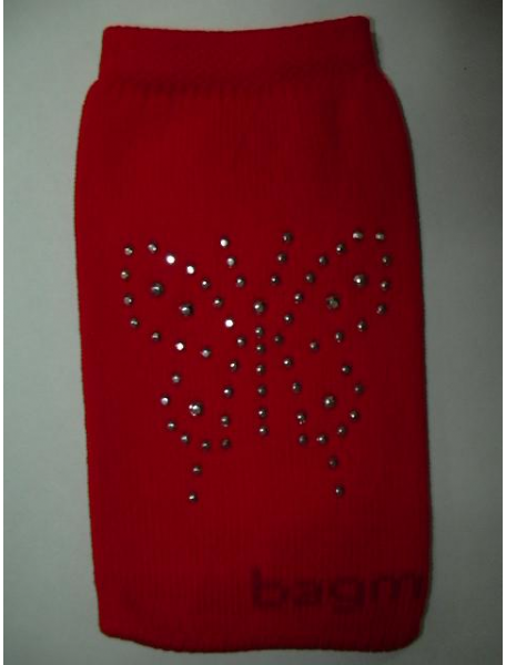 Funda - calcetín Bagmóvil Diamond mariposa grande roja