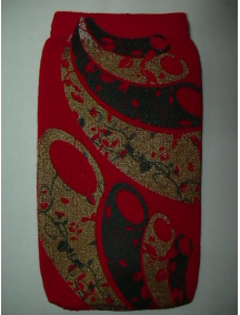 Funda - calcetín Bagmóvil Sub Culture tubos con hojas rojo