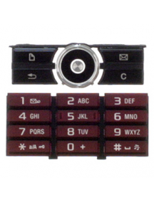 Teclado Sony Ericsson G900 rojo