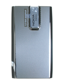 Tapa de batería Nokia E66 plata