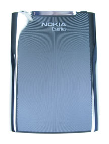 Tapa de batería Nokia E71 plata