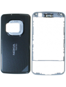 Carcasa Nokia N96 negra y plata