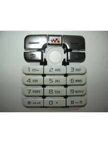 Teclado Sony Ericsson W800i blanco