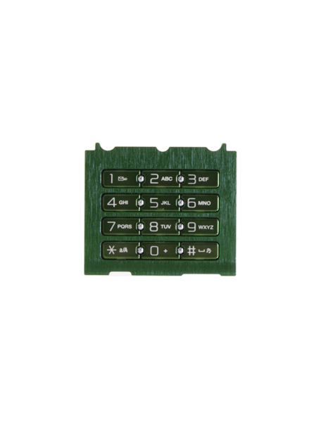 Teclado numérico Sony Ericsson S500 verde