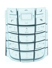 Teclado Nokia 3120 Plata