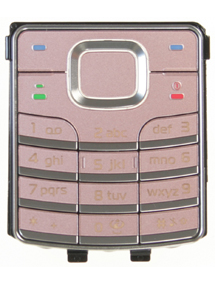 Teclado Nokia 6500 classic rosa