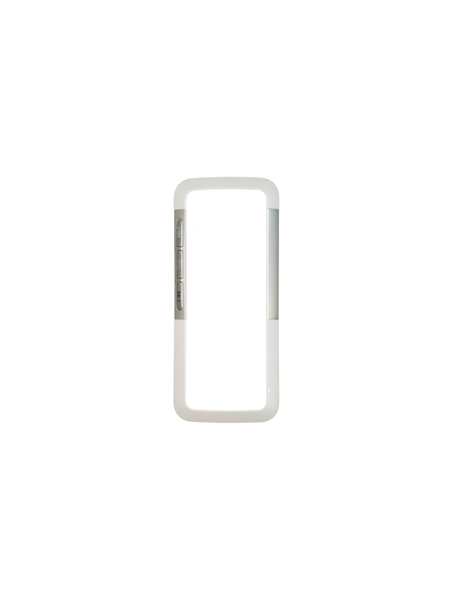 Carcasa frontal Nokia 5310 blanca - plata