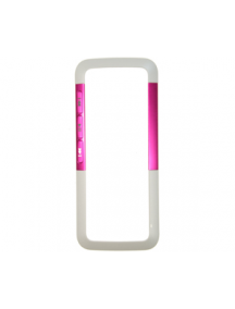 Carcasa frontal Nokia 5310 blanca - rosa