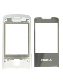 Carcasa superior interna Nokia 7510 supernova plata