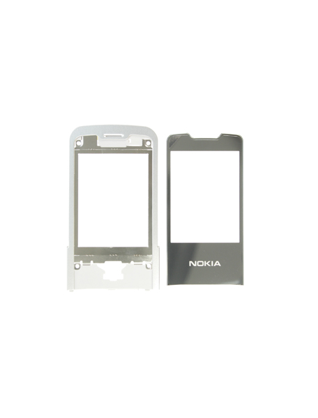 Carcasa superior interna Nokia 7510 supernova plata