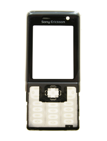 Carcasa frontal Sony Ericsson C702 negra