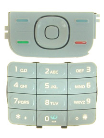 Teclado Nokia 5200 blanco